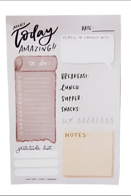 Daily Wellness Notepads