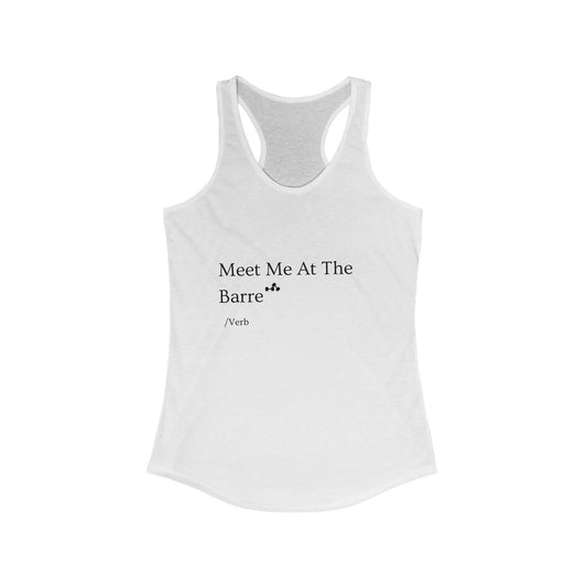 Women's Racerback Tank (White)