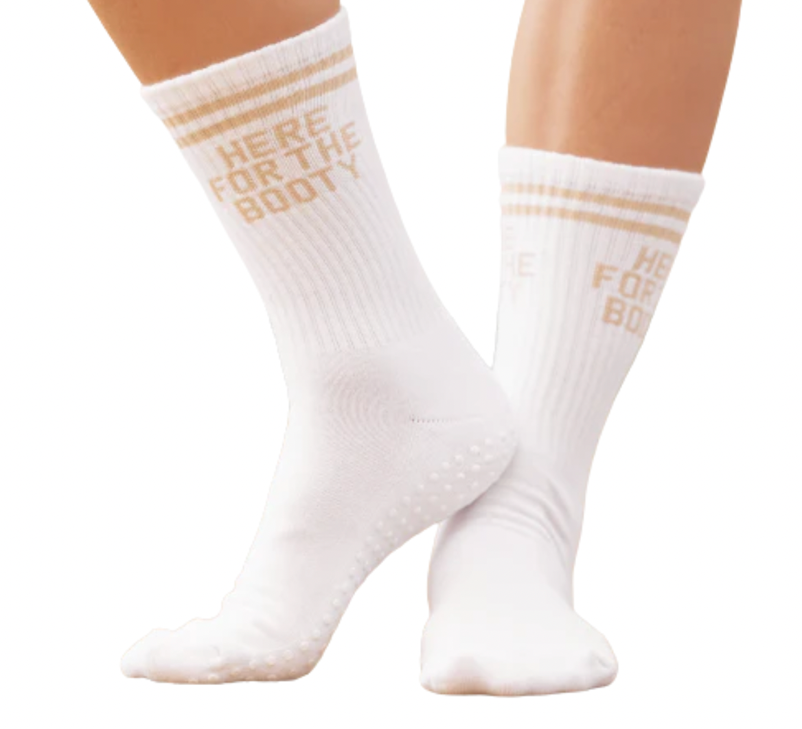 Souls. HERE FOR THR BOOTY (grip socks)