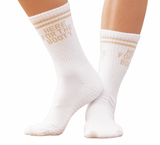 Souls. HERE FOR THR BOOTY (grip socks)